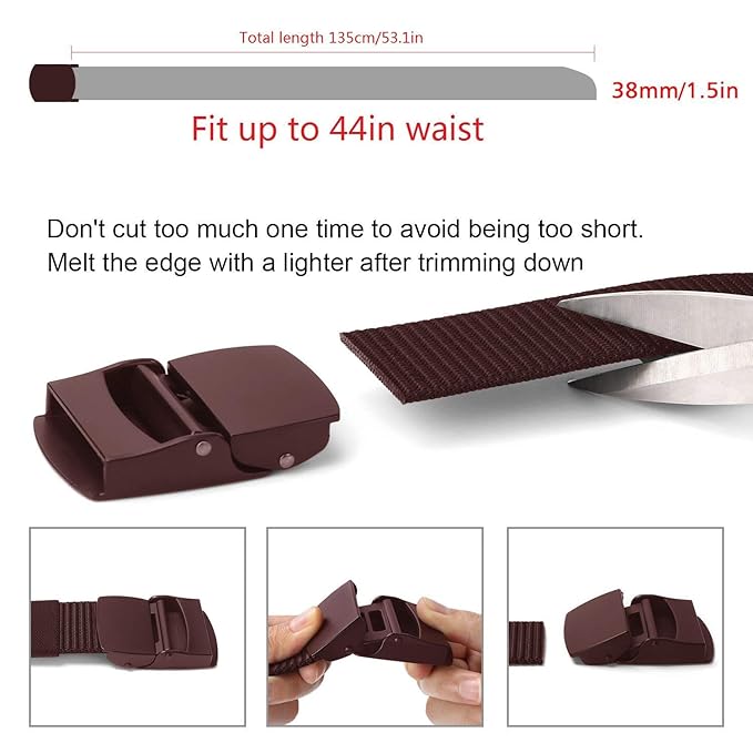 ZORO Men's Nylon Fabric Belt