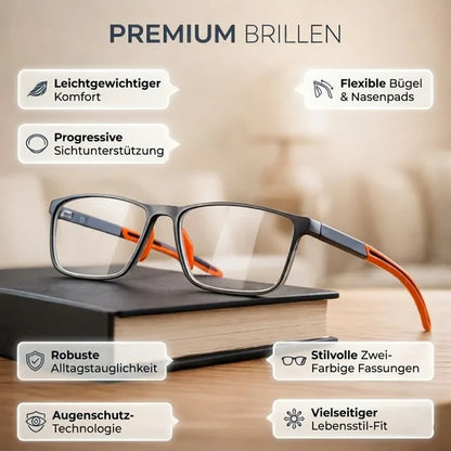 Lightweight Flexi-Fit Anti-Blue Light Reading Glasses Readers