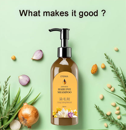 Japanese Long Lasting Natural Hair Dye Shampoo