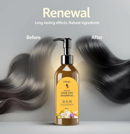 Japanese Long Lasting Natural Hair Dye Shampoo