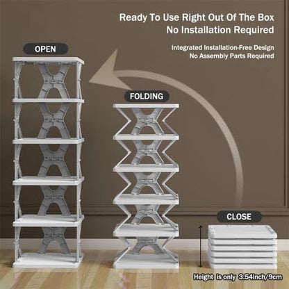 Modular Stackable Shoe Rack